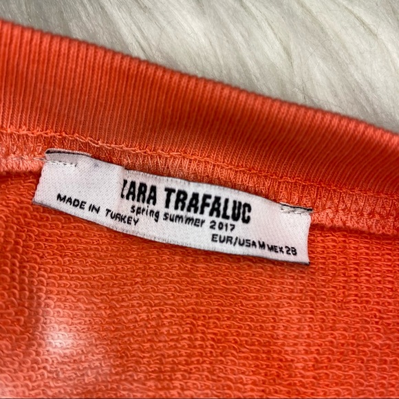 ZARA Tie Dye Cropped Long Sleeve Sweater - Picture 10 of 10